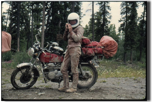 … who had to travel the next three thausand miles without a windshield … who had to travel the next three thausand miles without a windshield