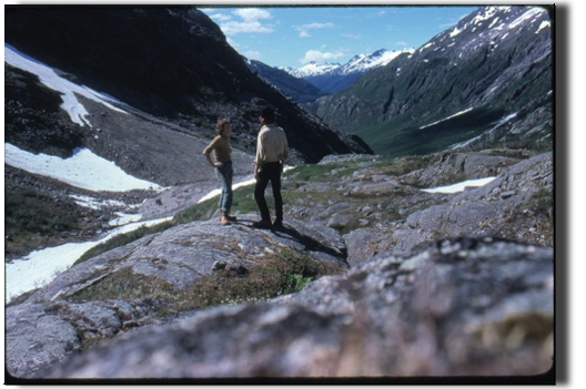 in the pass, looking south into Alaska in the pass, looking south into Alaska