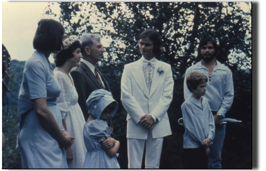 A ceremony on Ontario's Bruce Trail, with our good friend Carl Atwood, professor and backwoods man, presiding A ceremony on Ontario's Bruce Trail, with our good friend Carl Atwood, professor and backwoods man, presiding