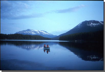 Hunlen Lakes paddle